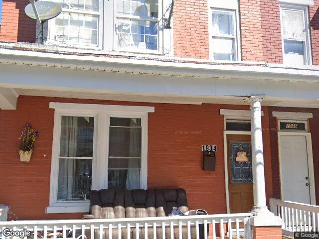 Street view of 1936 ZARKER ST, CITY OF HARRISBURG, PA 17104